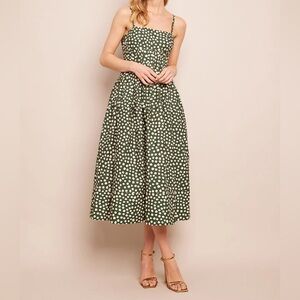 NWT Cara Cara Sea Island Polka Dot Dress